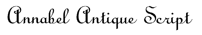 Annabel Antique Script