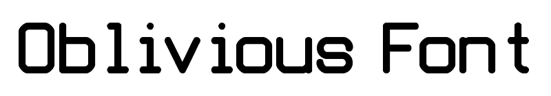 Download Oblivious Font