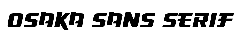 Osaka Sans Serif